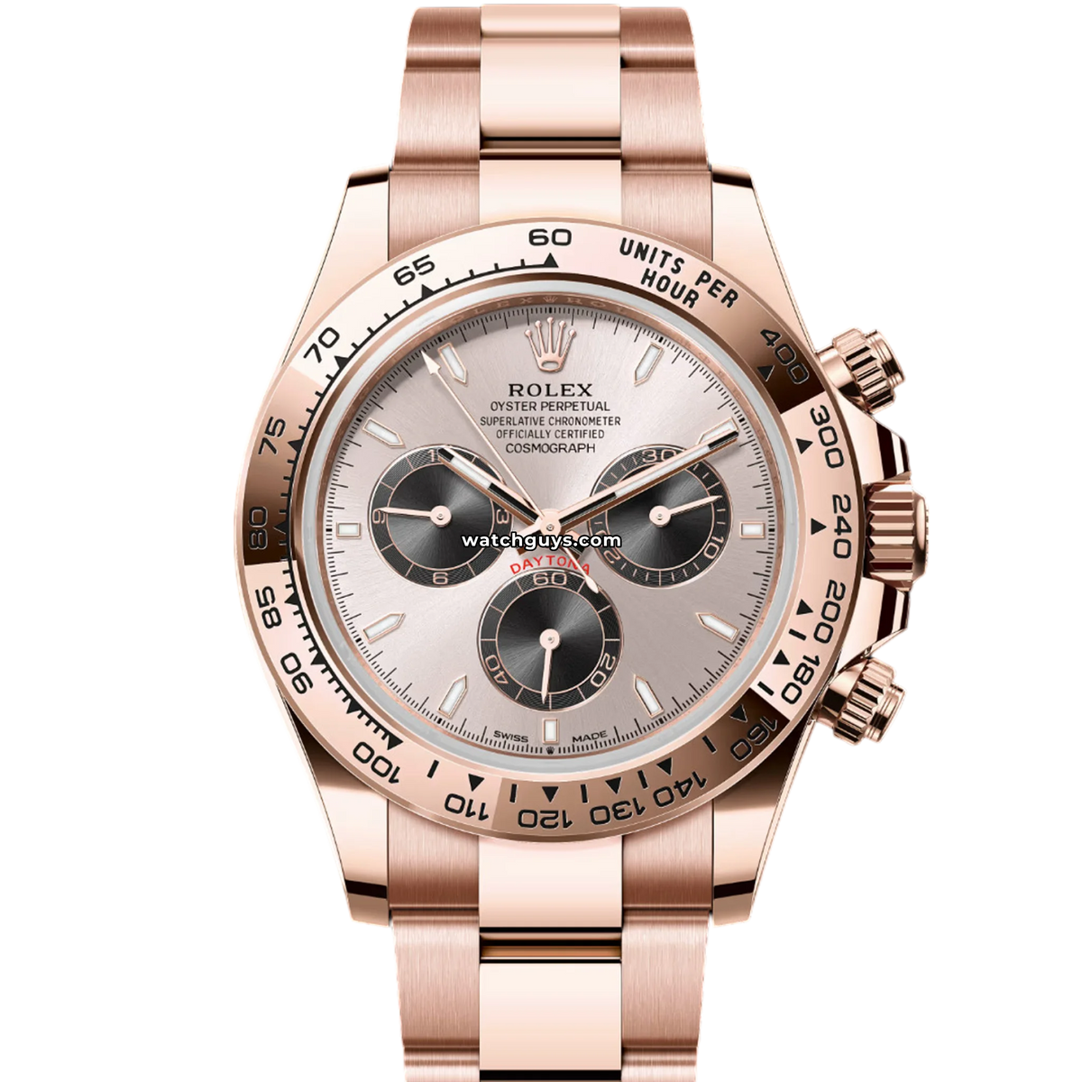 Rolex Daytona 126505 Sundust Index 18K Rose Gold 40mm – WatchGuys