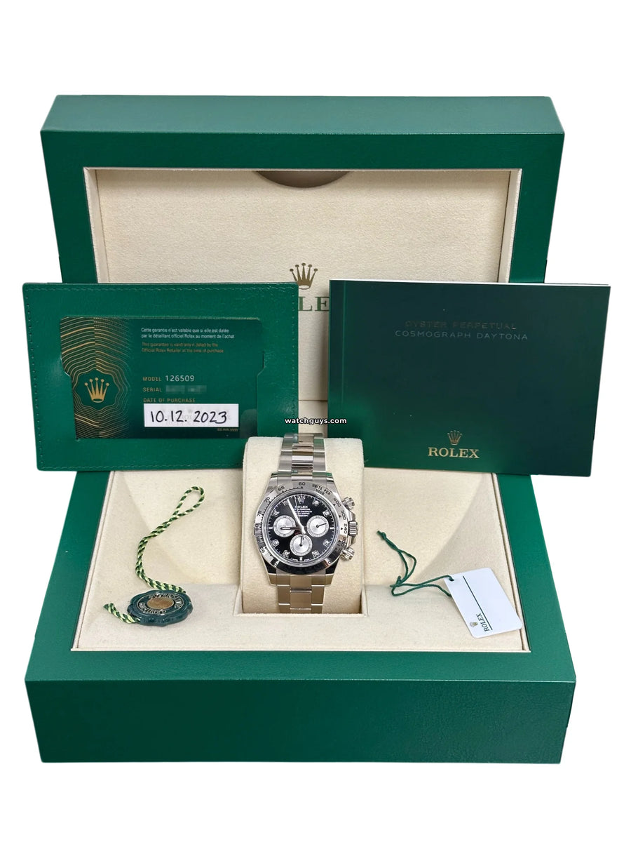 Rolex Daytona 126509 Black Diamond Watches