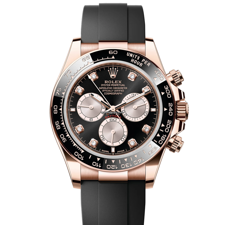 Rolex Daytona 126515LN Black Diamond Oysterflex Watches