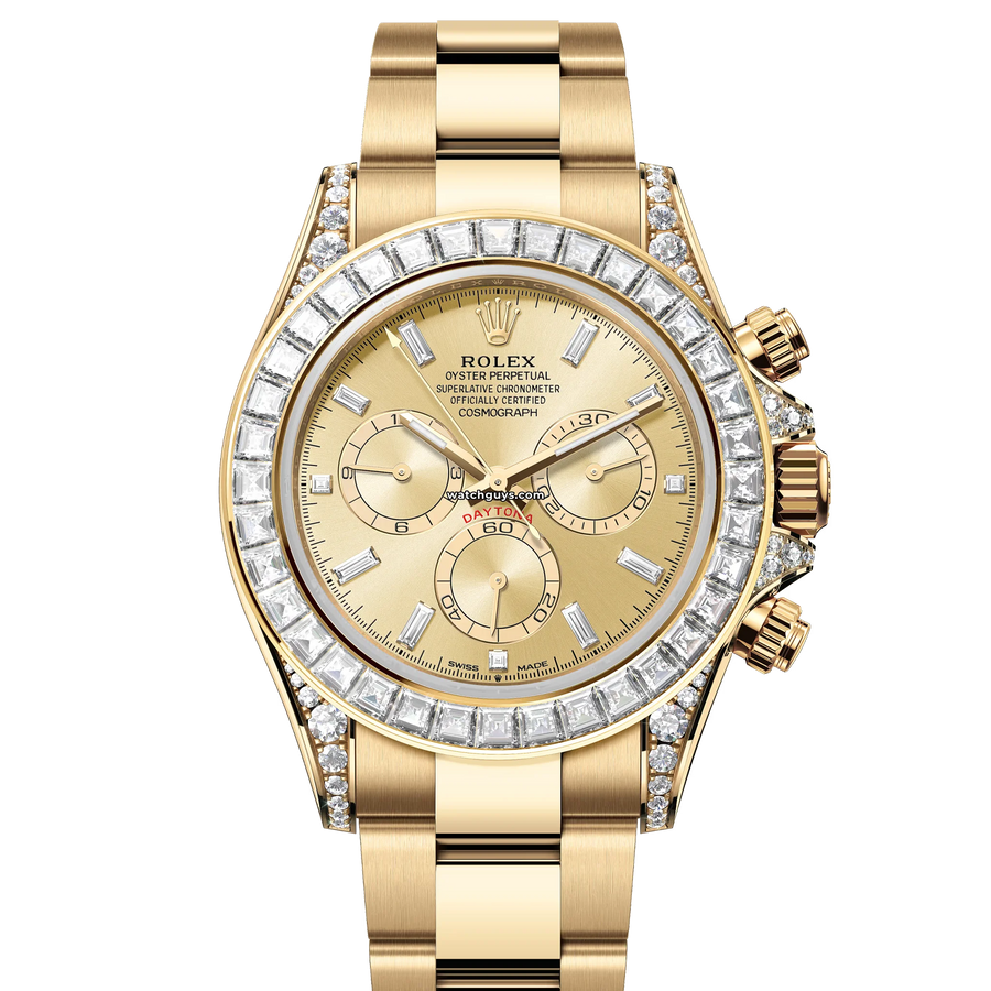 Rolex Daytona 126598TBR Champagne Diamond Watches