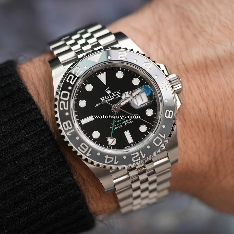 Rolex GMT-Master 126710GRNR Bruce Wayne 40mm Jubilee – WatchGuys