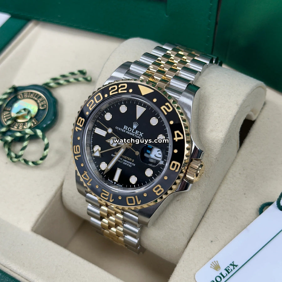 Rolex GMT-Master II 126713GRNR Steel & 18k Yellow Gold 40mm