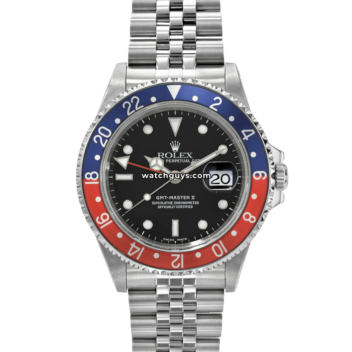 Rolex GMT-Master II 16710 Pepsi Jubilee 40mm Stainless Steel