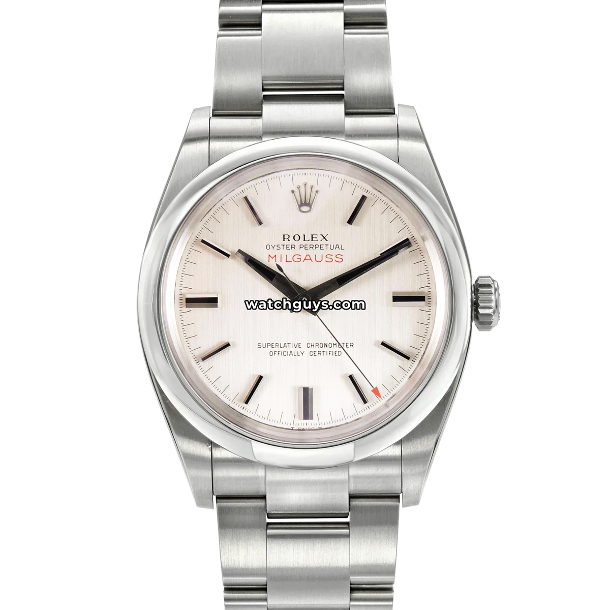 Rolex Milgauss 1019 CERN Dial 38mm Stainless Steel – WatchGuys