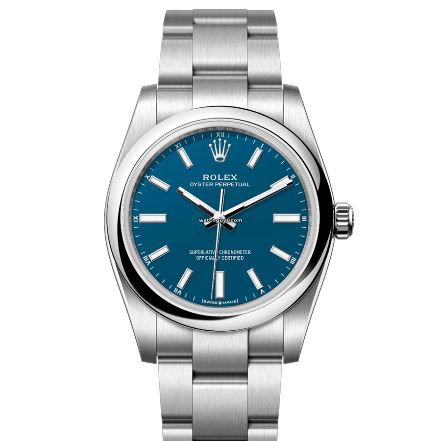 Rolex Oyster Perpetual 124200 Flat Blue