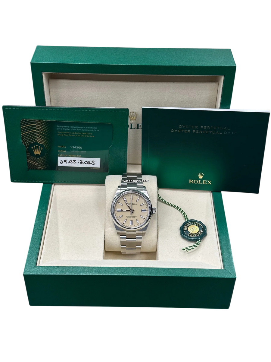 Rolex Oyster Perpetual 134300 Beige Watches