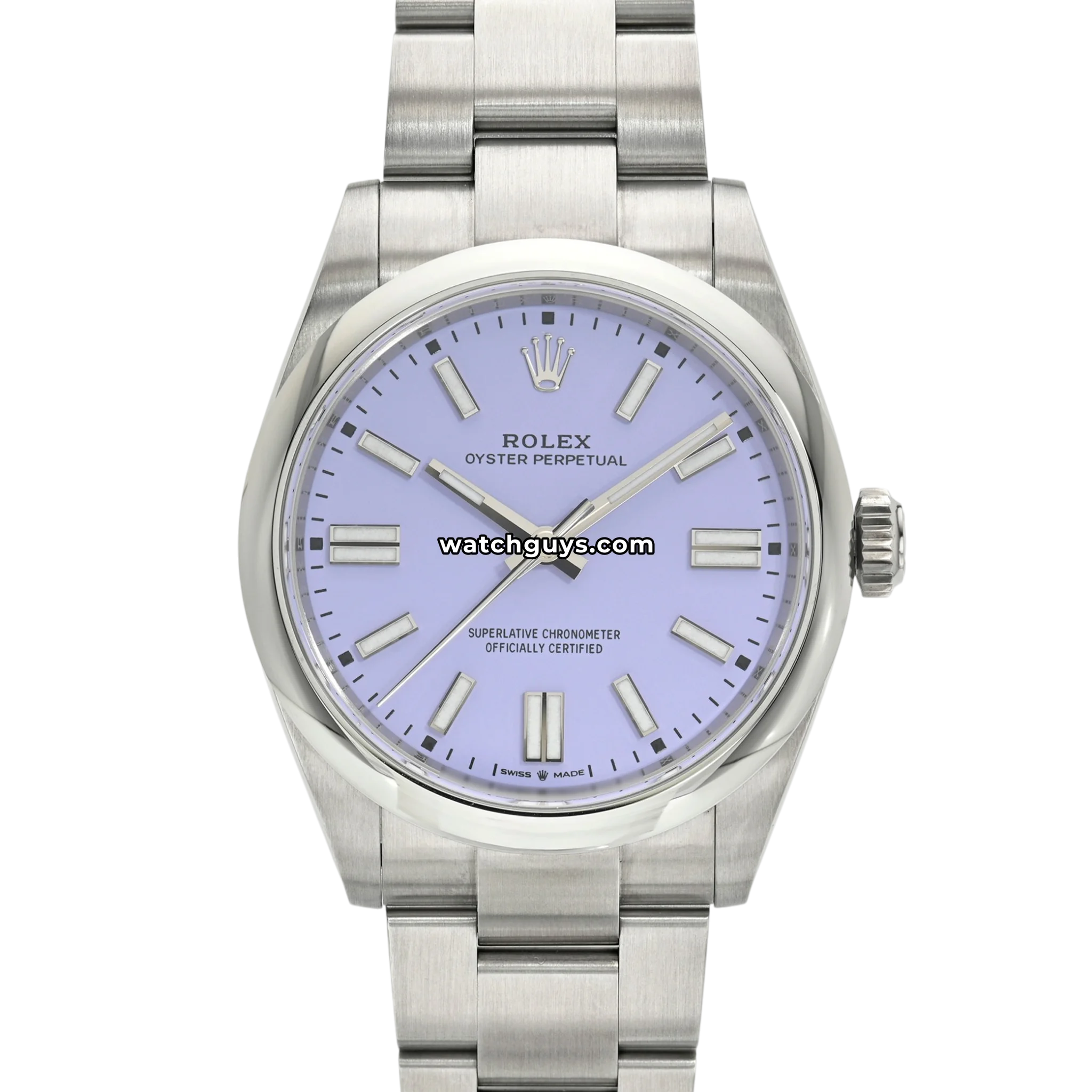 Rolex Oyster Perpetual 134300 Lavender 41mm – WatchGuys
