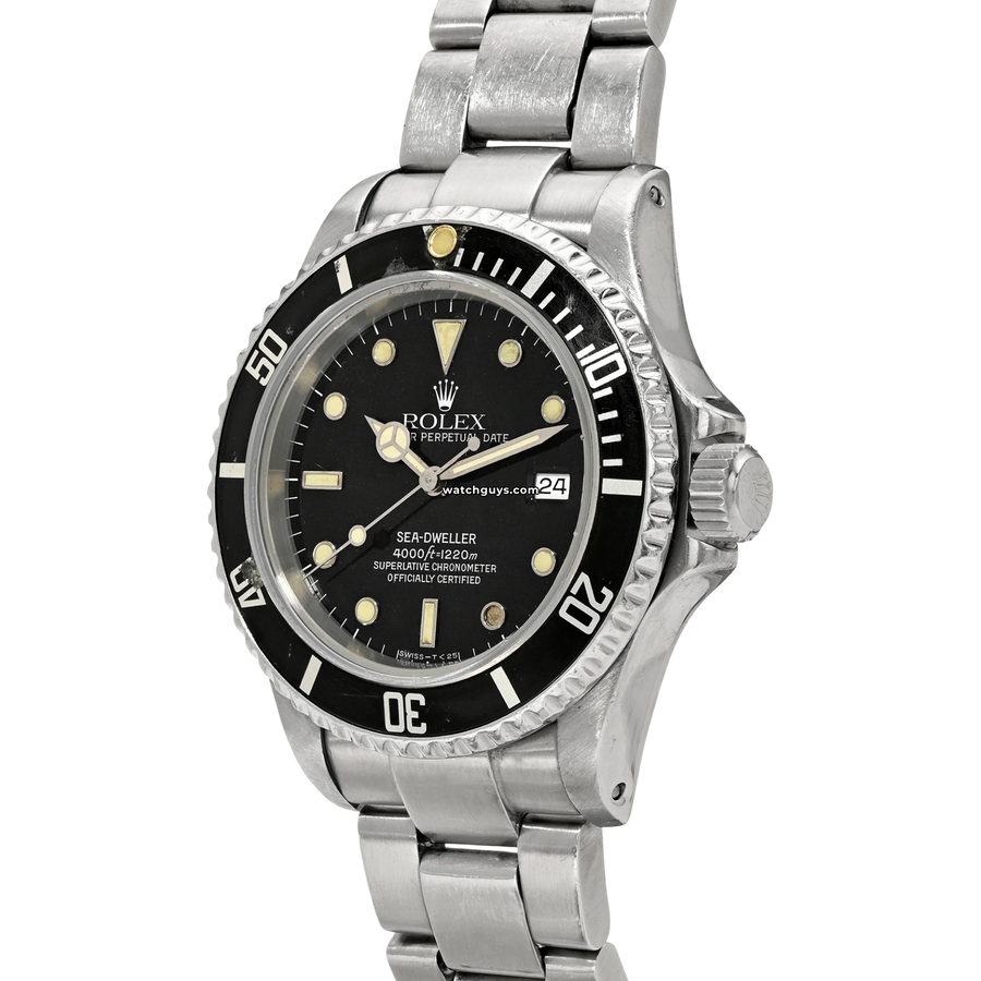 Rolex Sea Dweller 16600 Black Pumpkin Watches