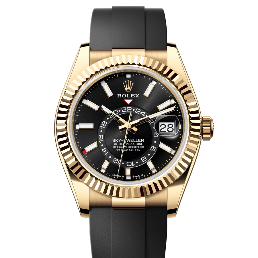 Rolex Sky-Dweller 336238 Black Oysterflex