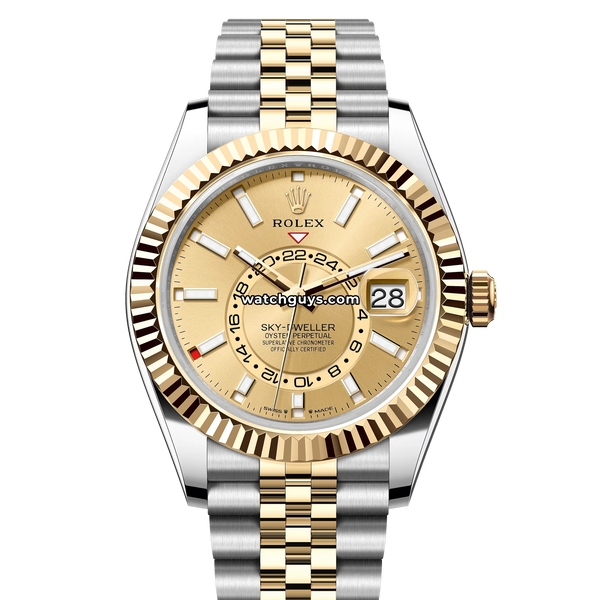 Rolex Sky-Dweller 336933 Champagne 42mm Two Tone – WatchGuys
