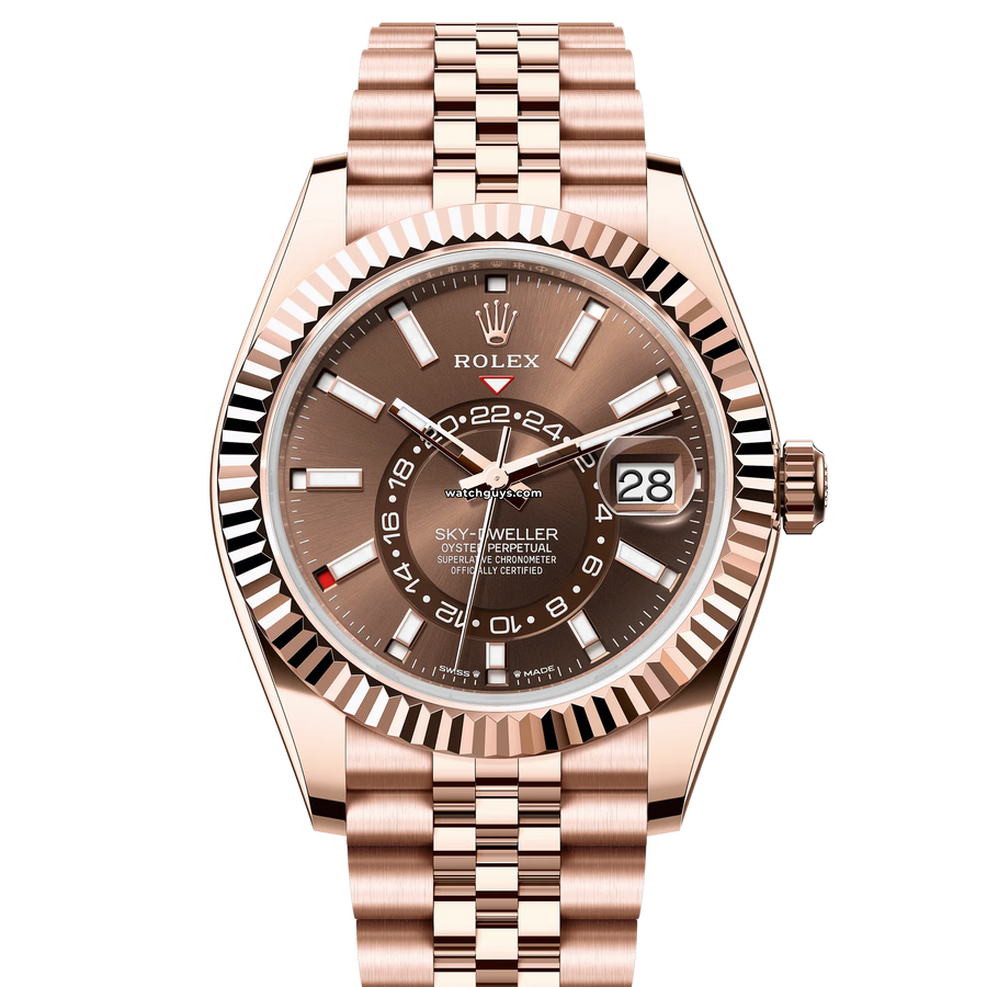 Rolex Sky Dweller 336935 Everose Chocolate Jubilee Watches