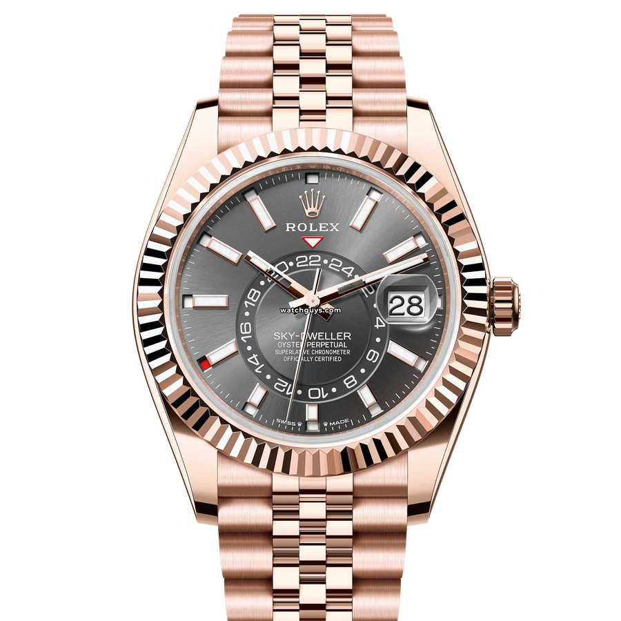 Rolex Sky Dweller 336935 Everose Slate Jubilee Watches