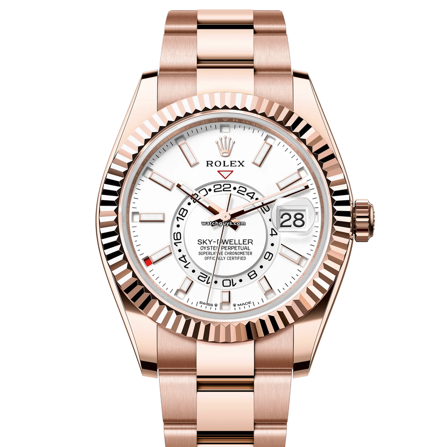 Rolex Sky Dweller 336935 Everose White Index Watches