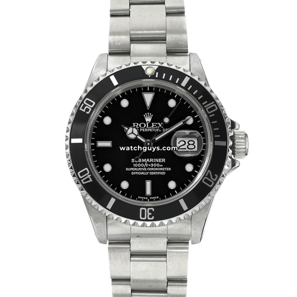 Rolex Submariner 168000 40mm Black 