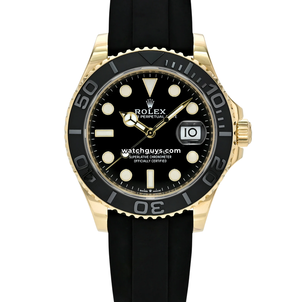 Rolex Yacht-Master 226658 Oysterflex 42mm 18k Yellow Gold – WatchGuys