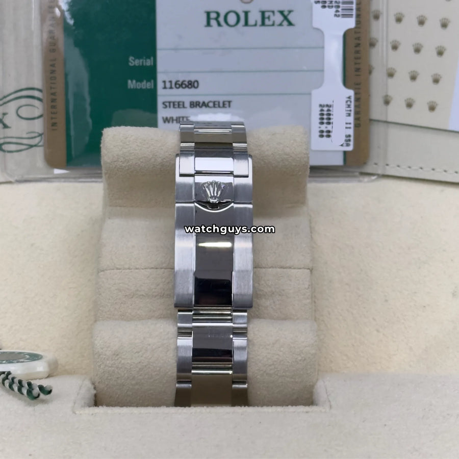 Rolex Yachtmaster II 116680 44mm Stainless Steel – WatchGuys