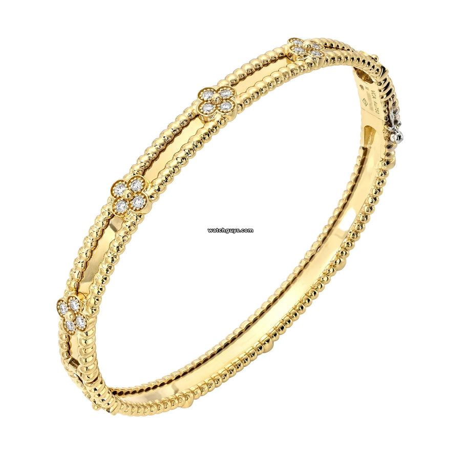 Van Cleef & Arpels Perlee Clovers Bracelet Medium