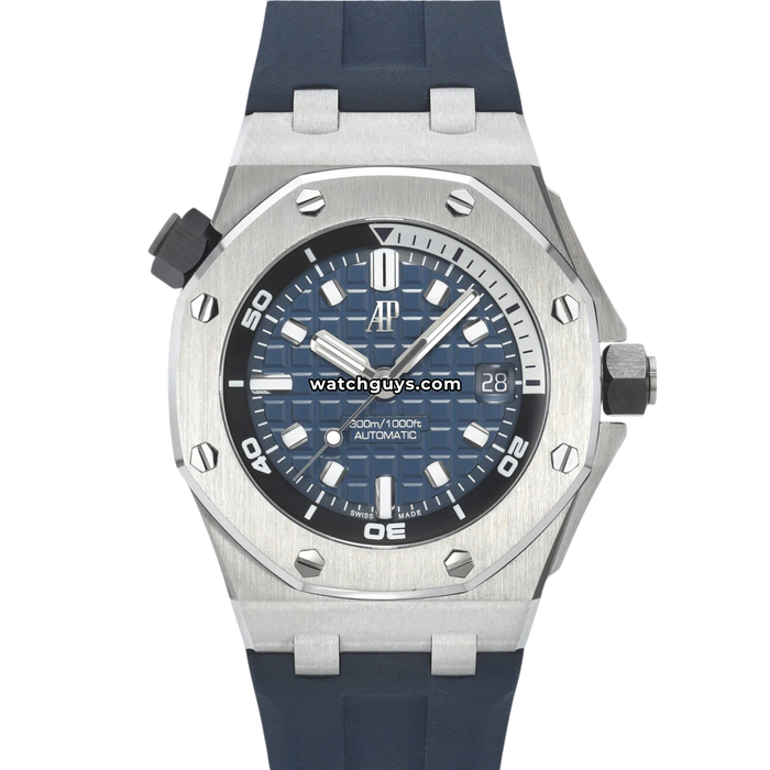 Audemars Piguet Royal Oak Offshore Diver 15720ST.OO.A027CA.01 in steel on a rubber strap