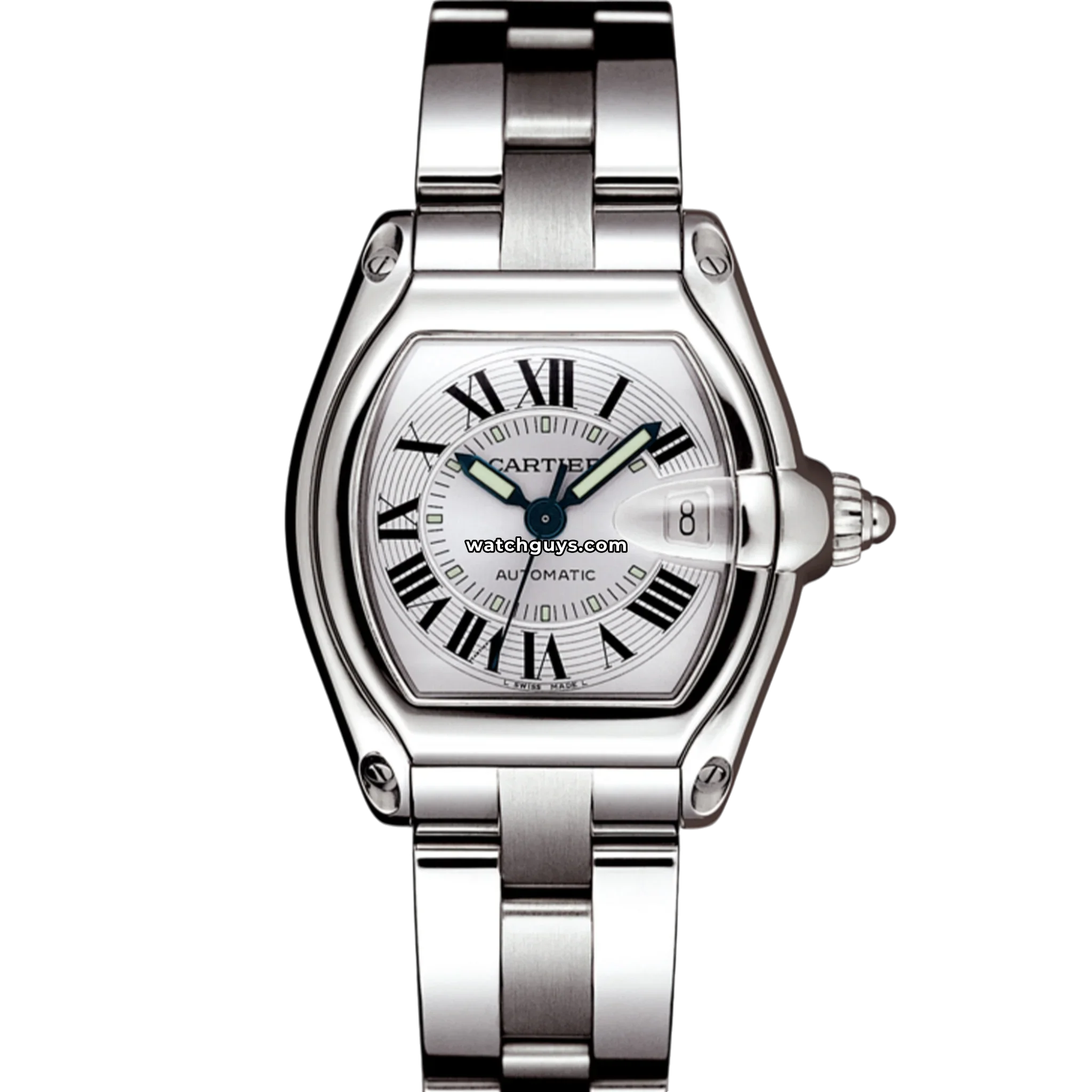 CARTIER Roadster LM W62000V3 Date Silver Dial Automatic Men\'s Watch_953648 Preowned W62000V3 Roadster LM | Cartier | Brand Watch for  main image 2