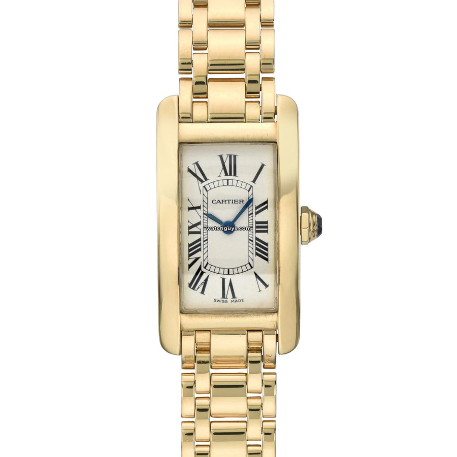 Cartier Tank Americaine W26015K2 Yellow Gold
