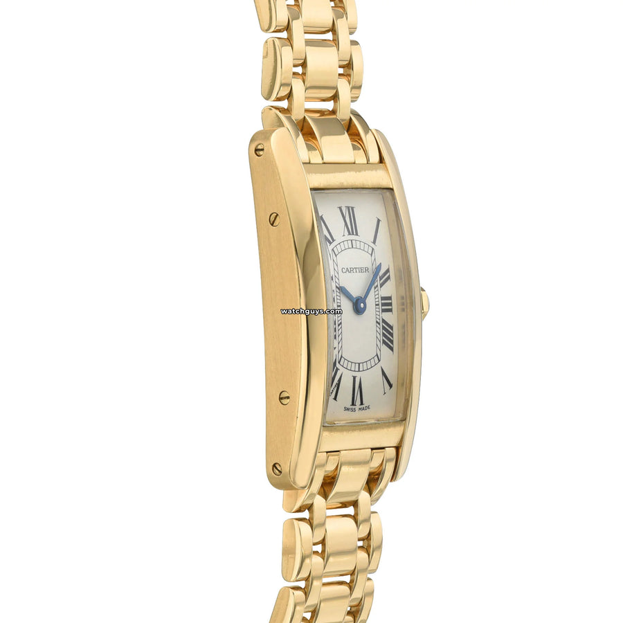 Cartier Tank Americaine W26015K2 Yellow Gold