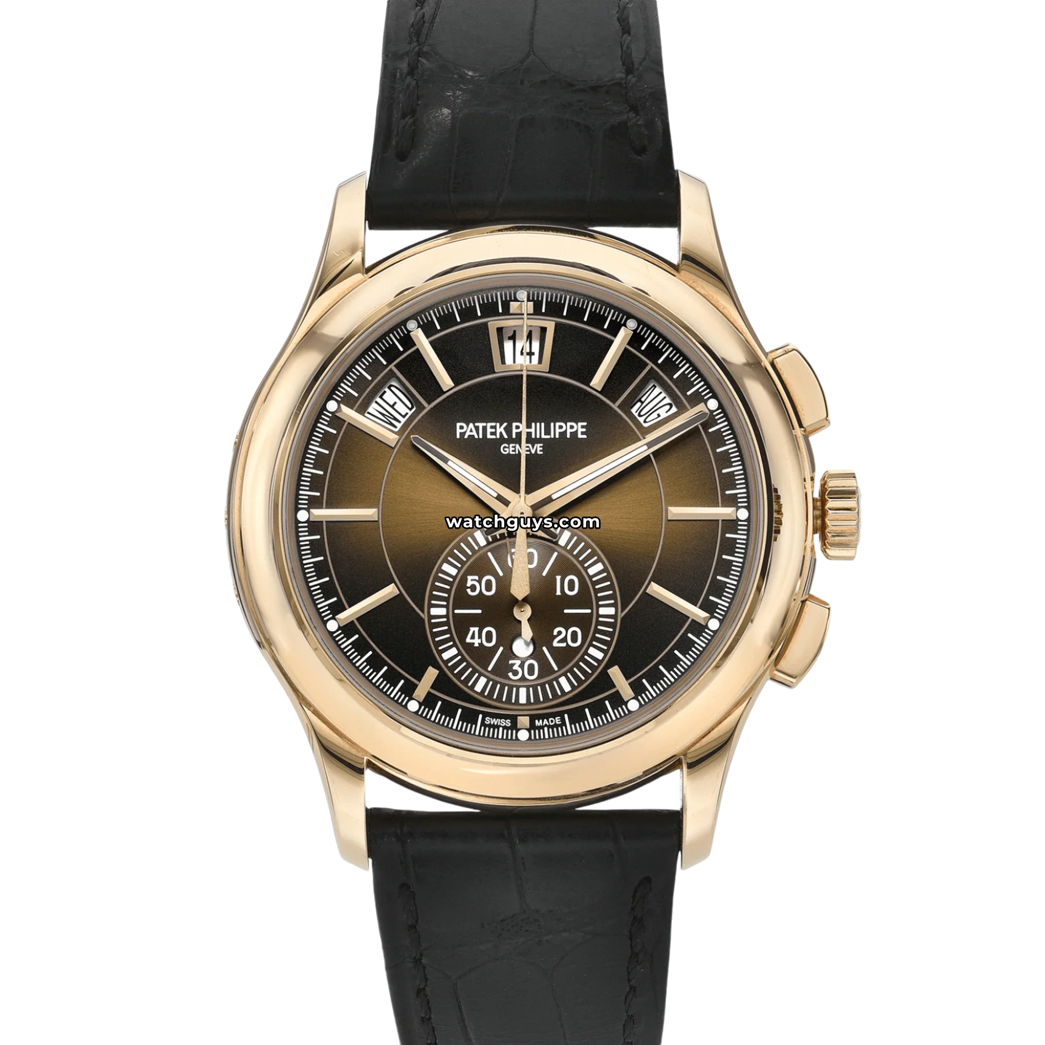 Patek Philippe Annual Calendar Chronograph reference 5905R-001 in rose gold product photo from WatchGuys