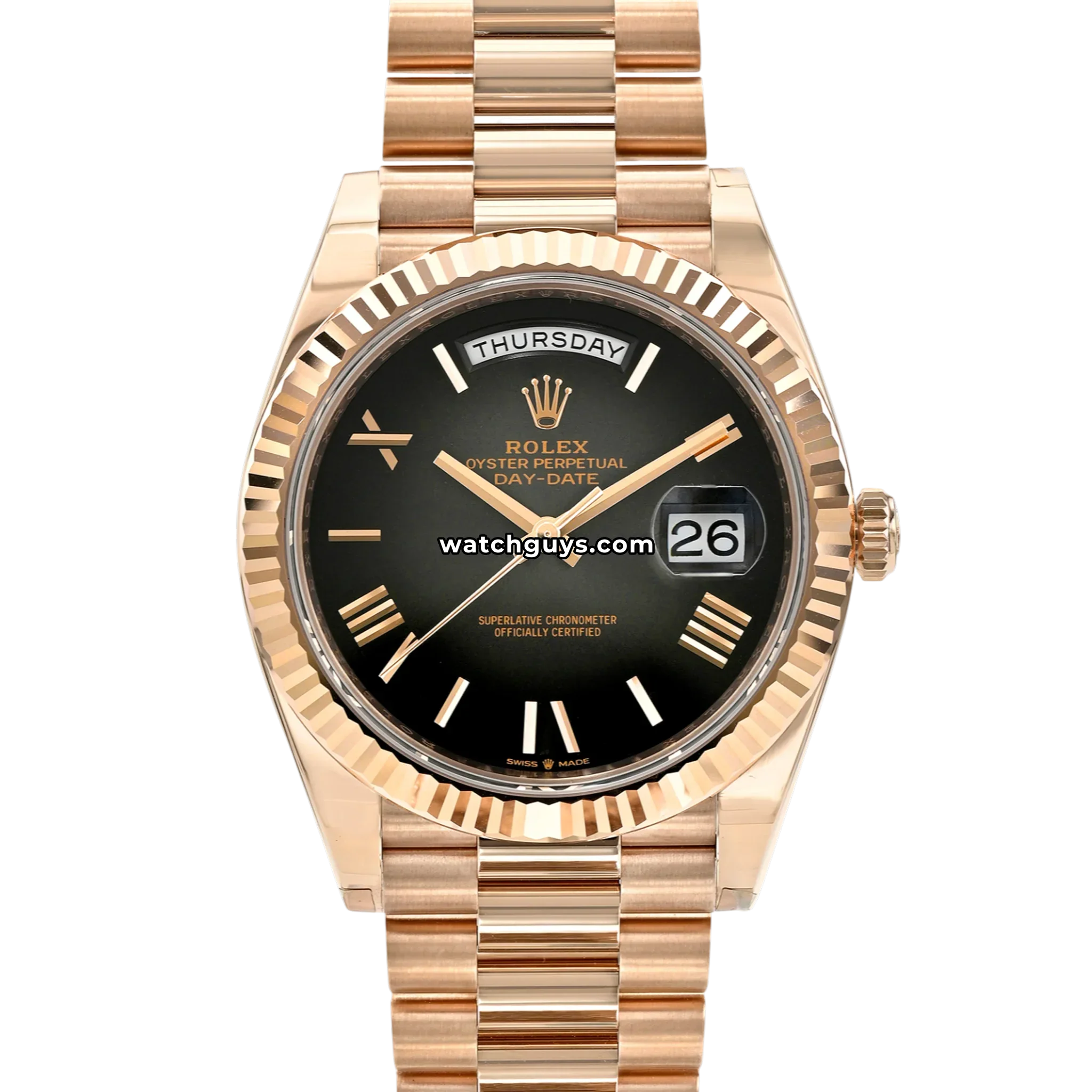 Rolex Day-Date 228235 40mm Slate Ombre 