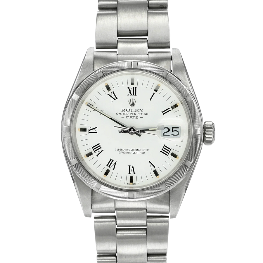 Rolex Date 15010 White Buckley Dial Watches