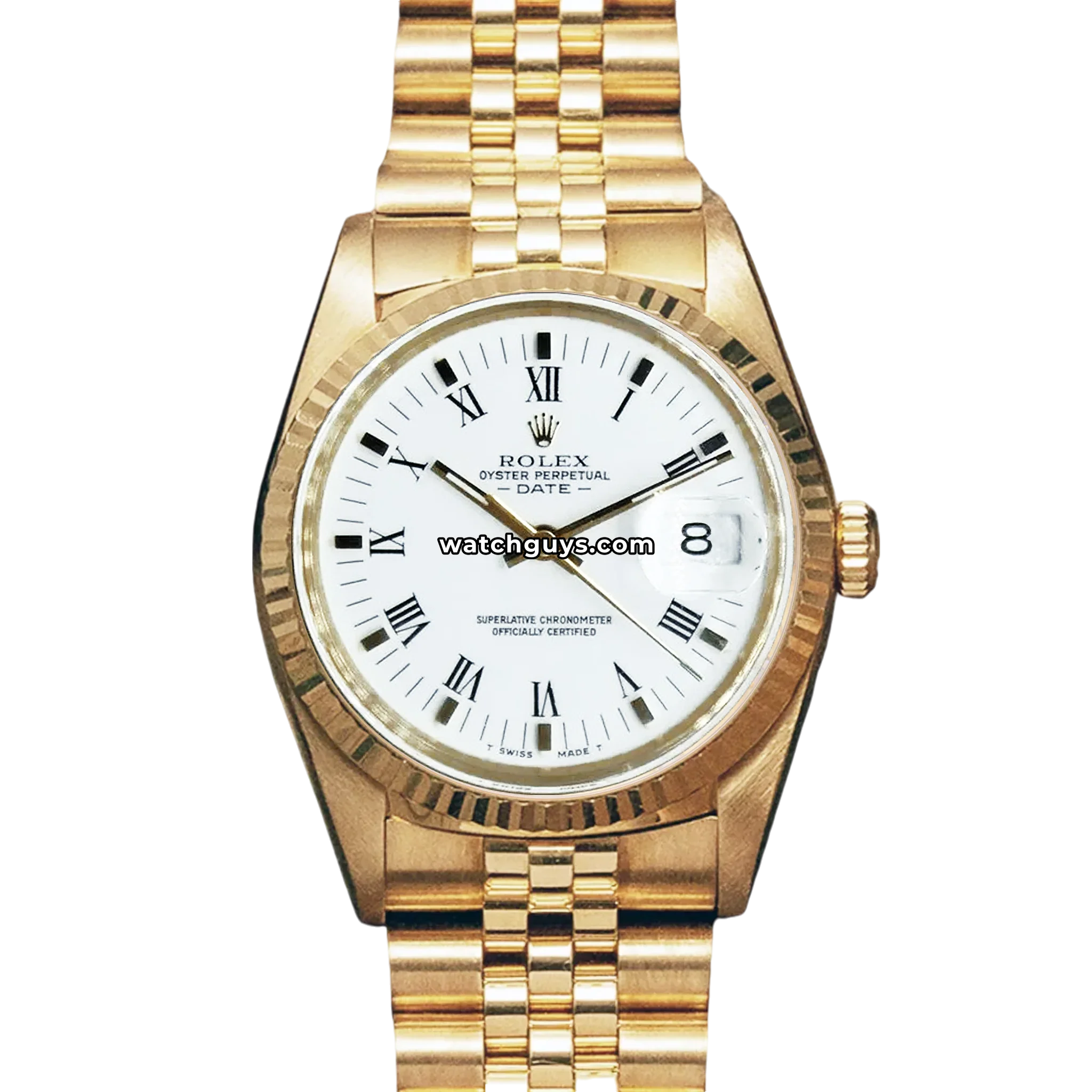 Rolex Date 15037 White 