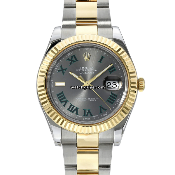 Rolex Datejust 116333 Wimbledon Oyster 41mm - 100% Authentic