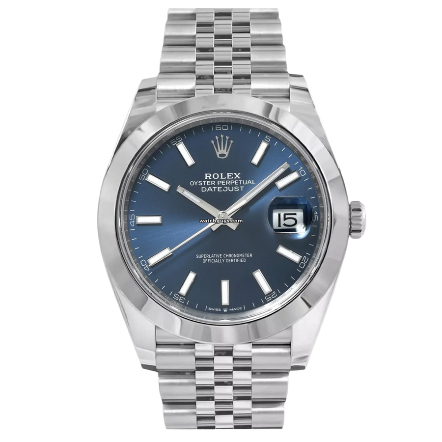 Rolex Datejust 126300 Blue Jubilee Watches