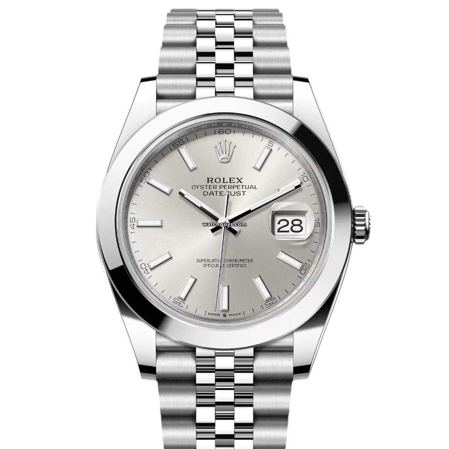 Rolex Datejust 126300 Silver Jubilee Watches