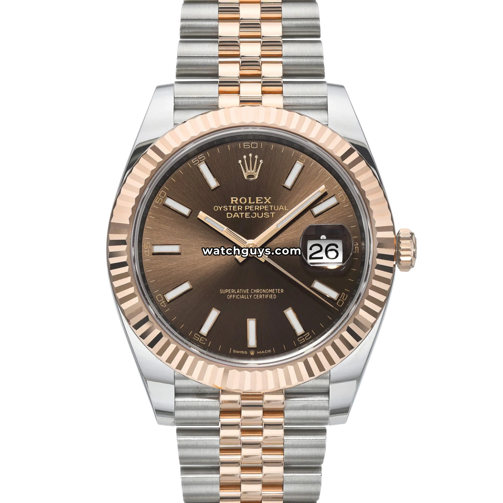 Rolex Datejust 126331 41mm Chocolate Index – WatchGuys Rolex Datejust 126331 41mm Chocolate Index – WatchGuys