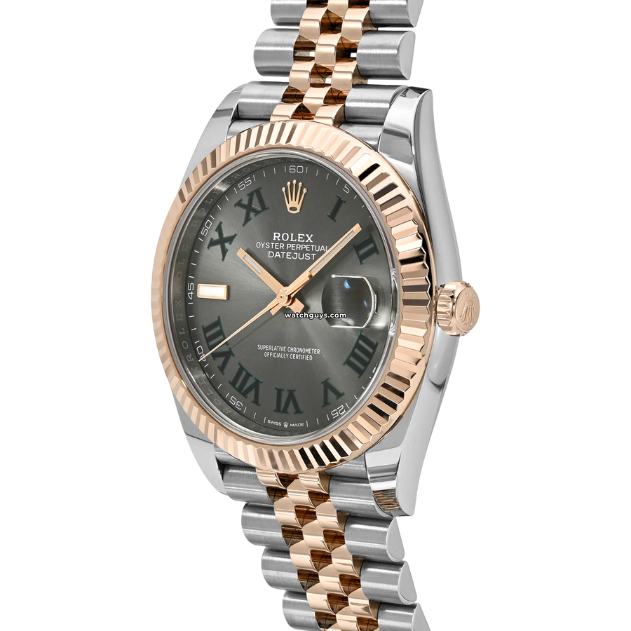 Rolex Datejust 126331 Wimbledon Two Tone Jubilee Watches