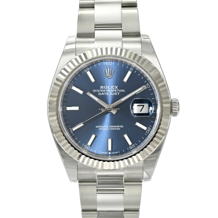 Rolex Datejust 126334 Blue Index Oyster Watches