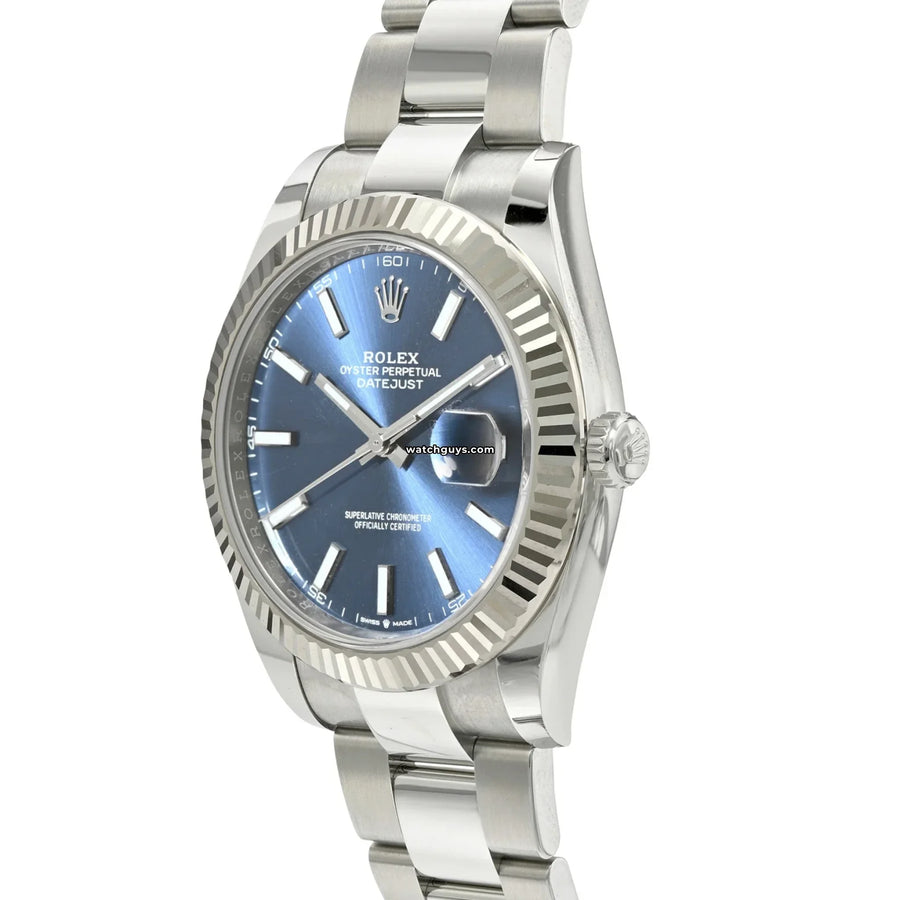 Rolex Datejust 126334 Blue Index Oyster Watches
