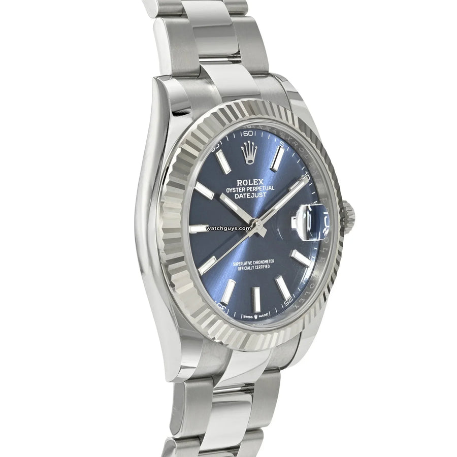 Rolex Datejust 126334 Blue Index Oyster Watches