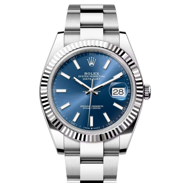 Rolex Datejust 126334 Blue Index 41mm Stainless Steel Oyster