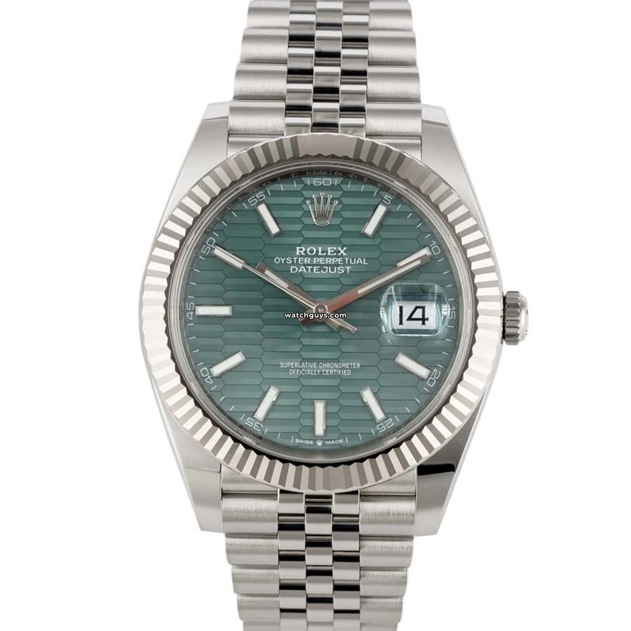 Rolex Datejust 126334 Green Motif Watches