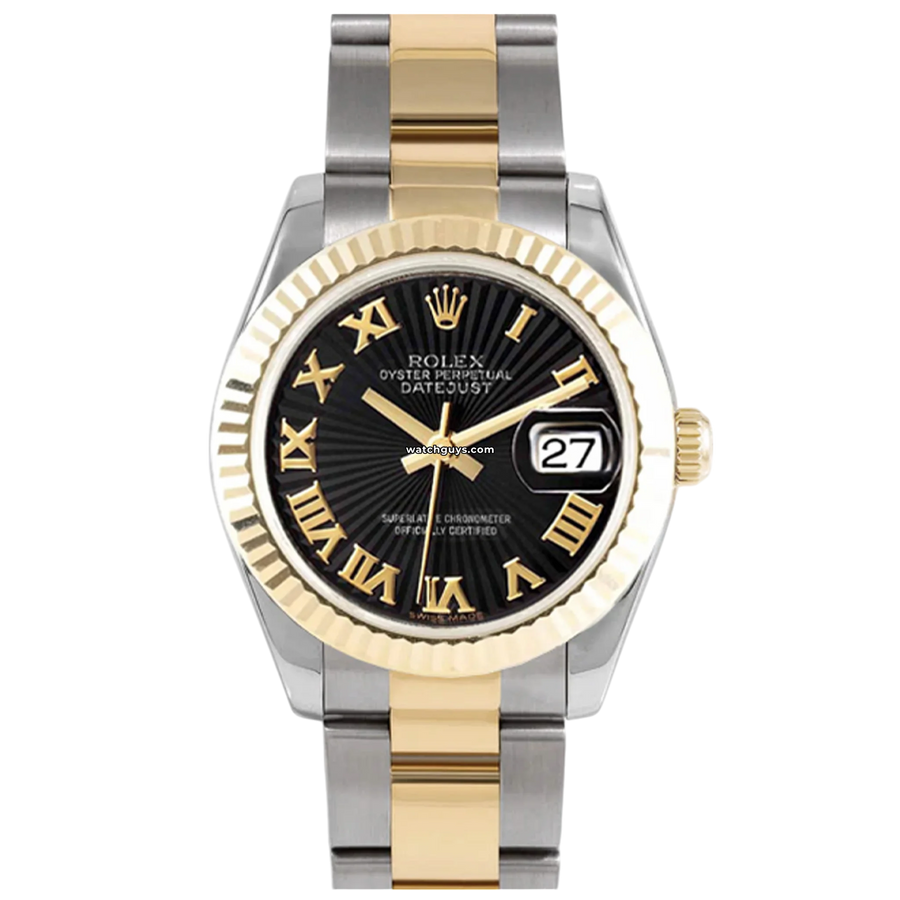 Rolex Datejust 178273 Black Sunbeam Roman Watches