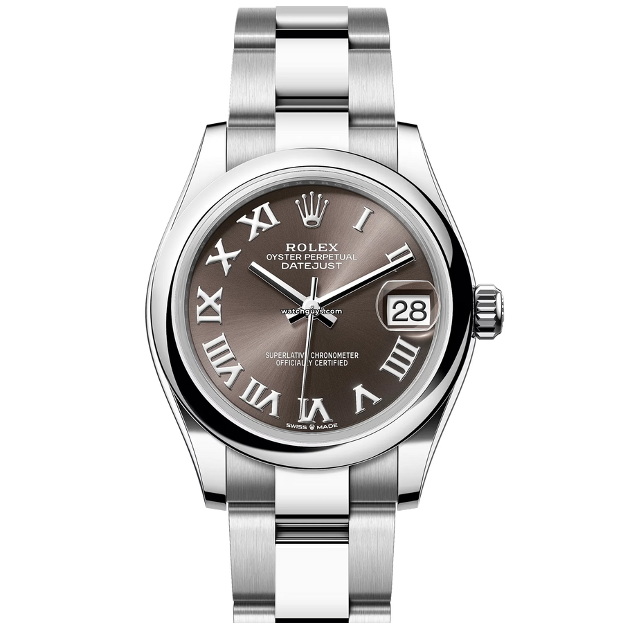Rolex Datejust 278240 Dark Grey Roman Oyster Watches