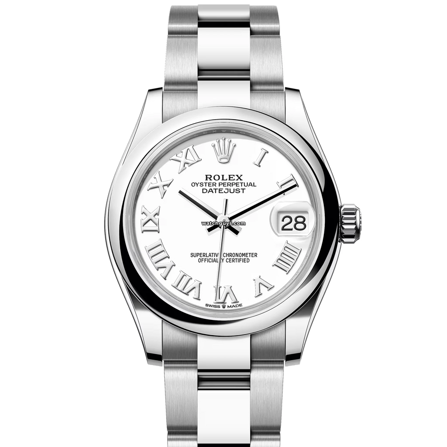Rolex Datejust 278240 White Roman Oyster Watches