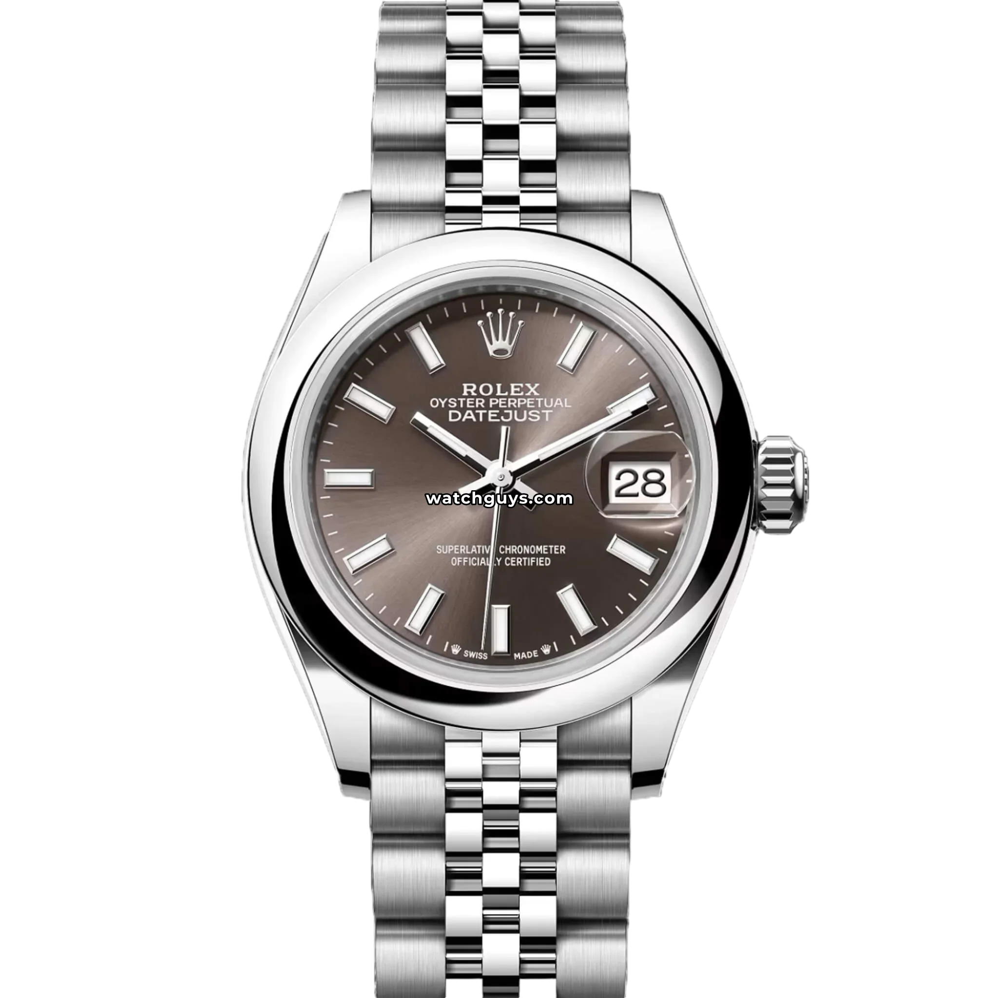 Rolex Datejust 279160 Rhodium 28mm Stainless Steel Ladies Watch – WatchGuys