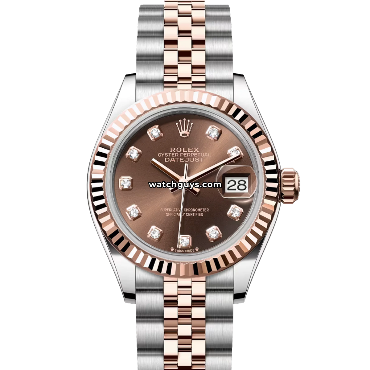 Rolex Datejust 279171 28mm Chocolate Diamond Dial – WatchGuys