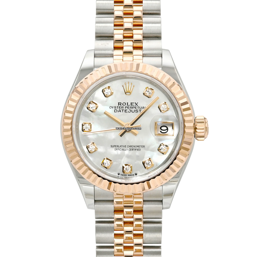 Rolex Datejust 279171 White Mother of Pearl Diamond Jubilee Watches