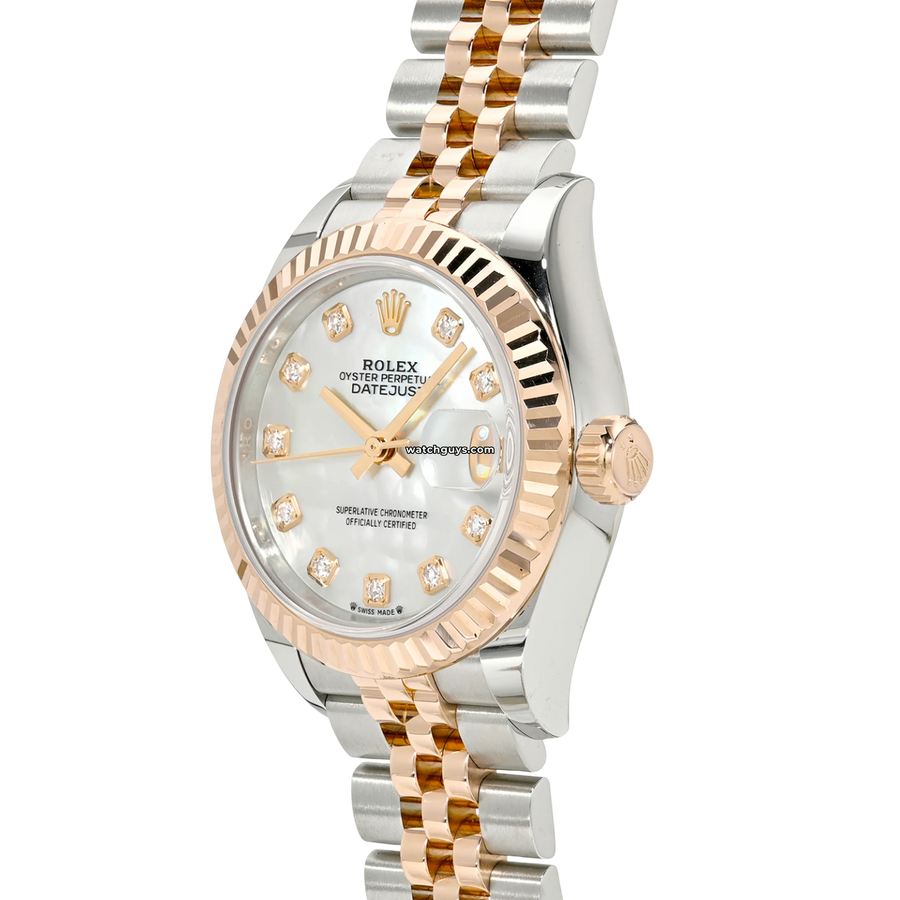 Rolex Datejust 279171 White Mother of Pearl Diamond Jubilee Watches