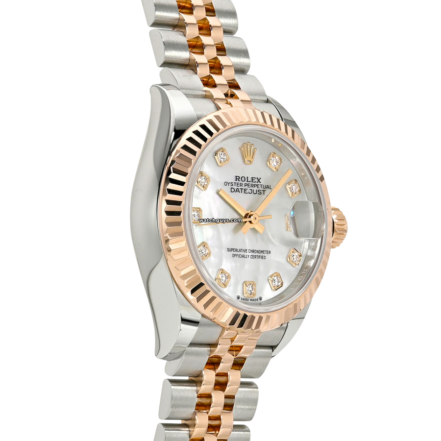 Rolex Datejust 279171 White Mother of Pearl Diamond Jubilee Watches