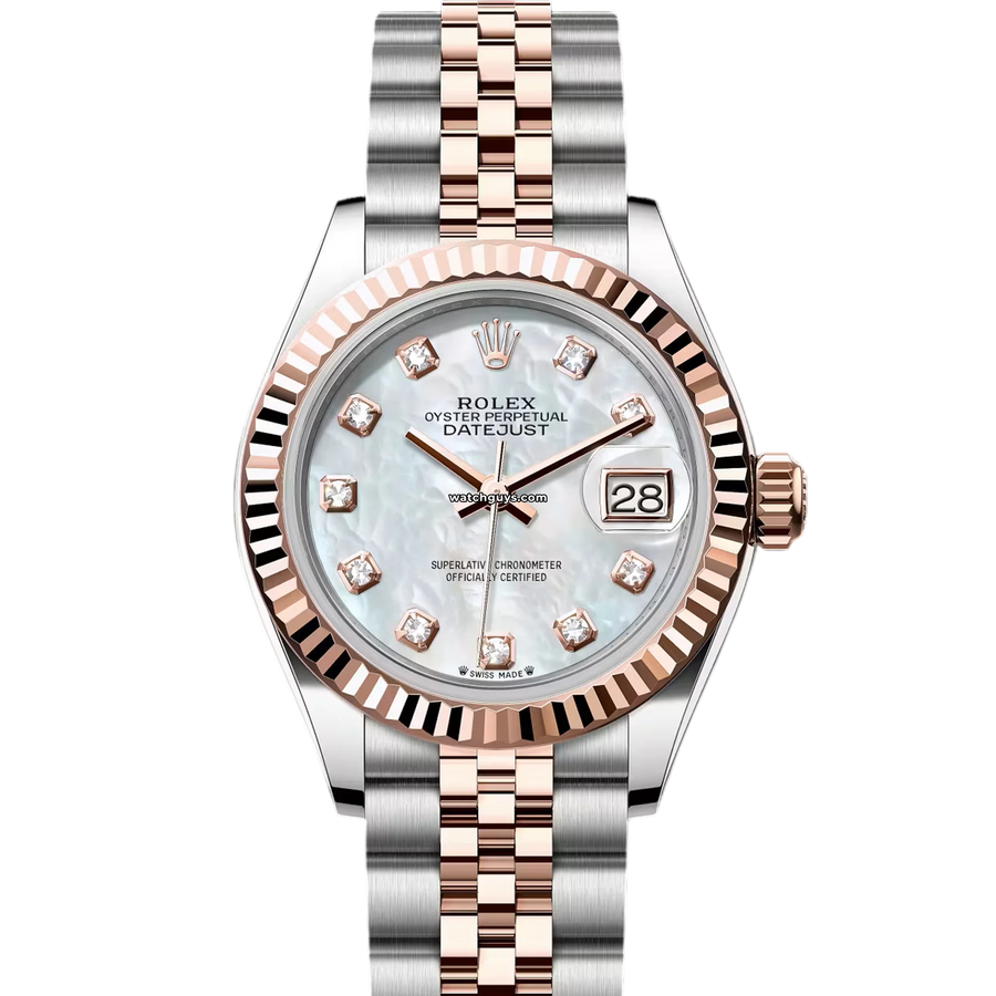 Rolex Datejust 279171 White Mother of Pearl Diamond Jubilee Watches