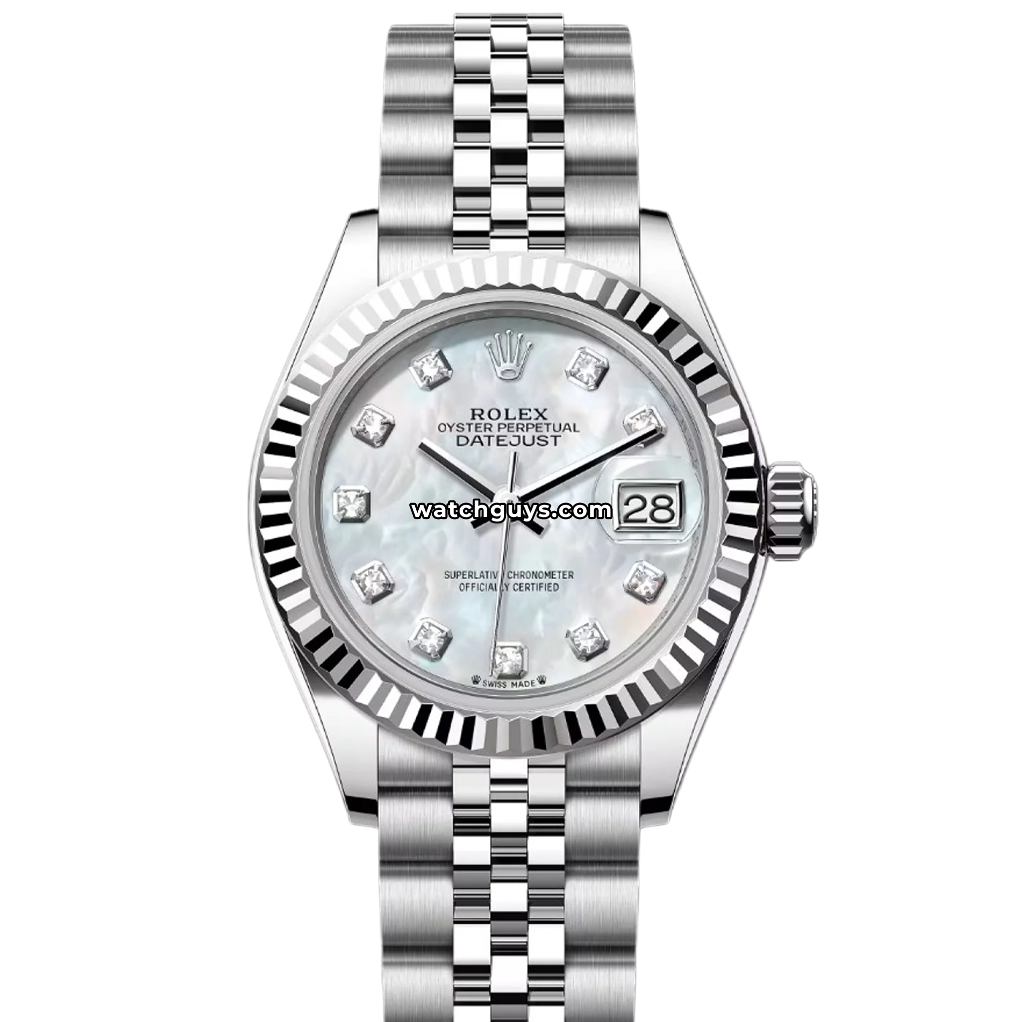 Rolex Datejust 279174 Mother of Pearl Diamond 28mm Stainless Steel