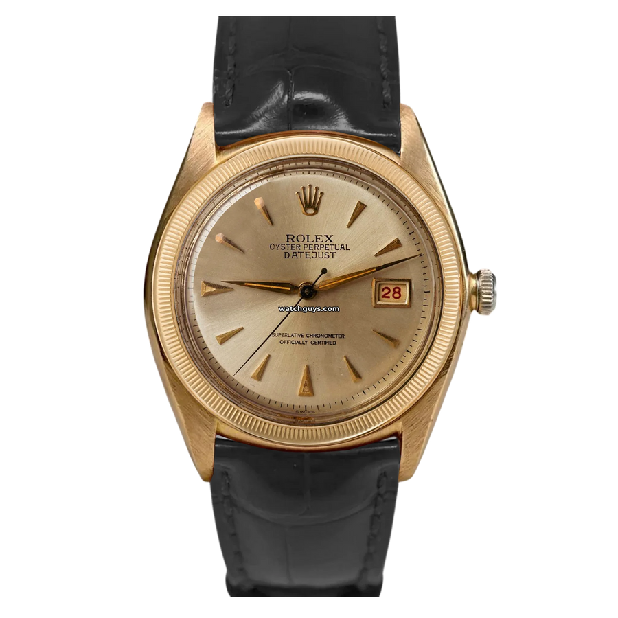 Rolex Datejust 6105 Champagne 18K Yellow Gold Watches